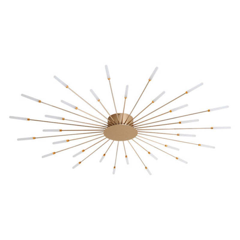 Plafon de Teto Kovon Fogos de Artifício, Preto/Dourado
