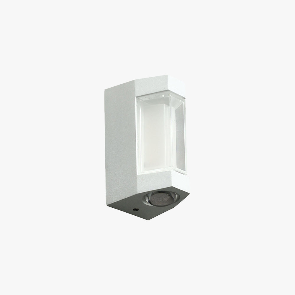 Arandela Alvoren Nórdica Cima Baixo Exterior Branco/Preto