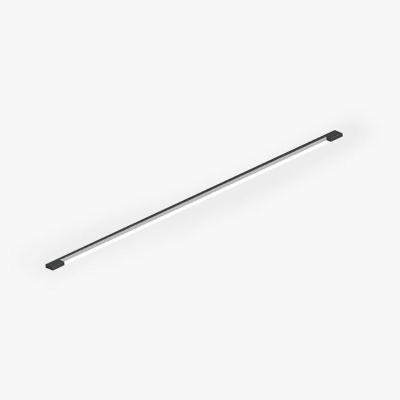 Arandela LED de Parede Evoa Moderna Linear Fina Preta