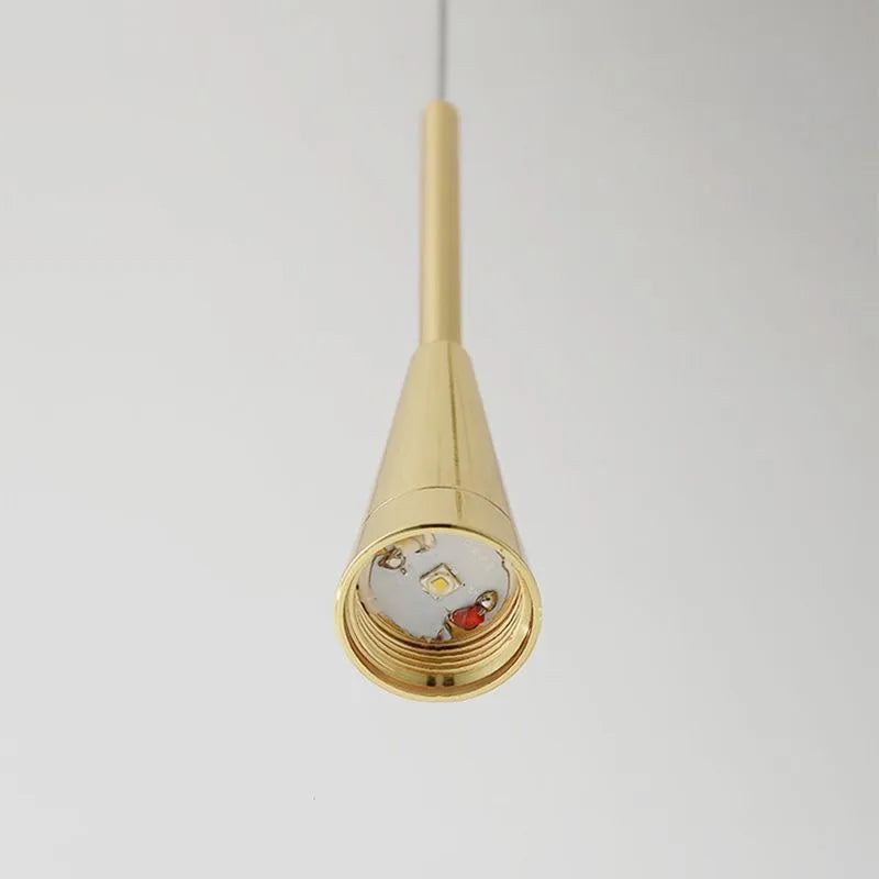 Pendente Orlith Cristal Dourado