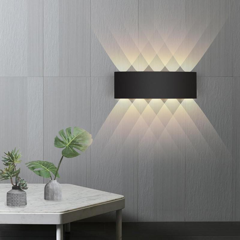 Nirex Arandela Moderna Retangular Externa com Efeito Onda