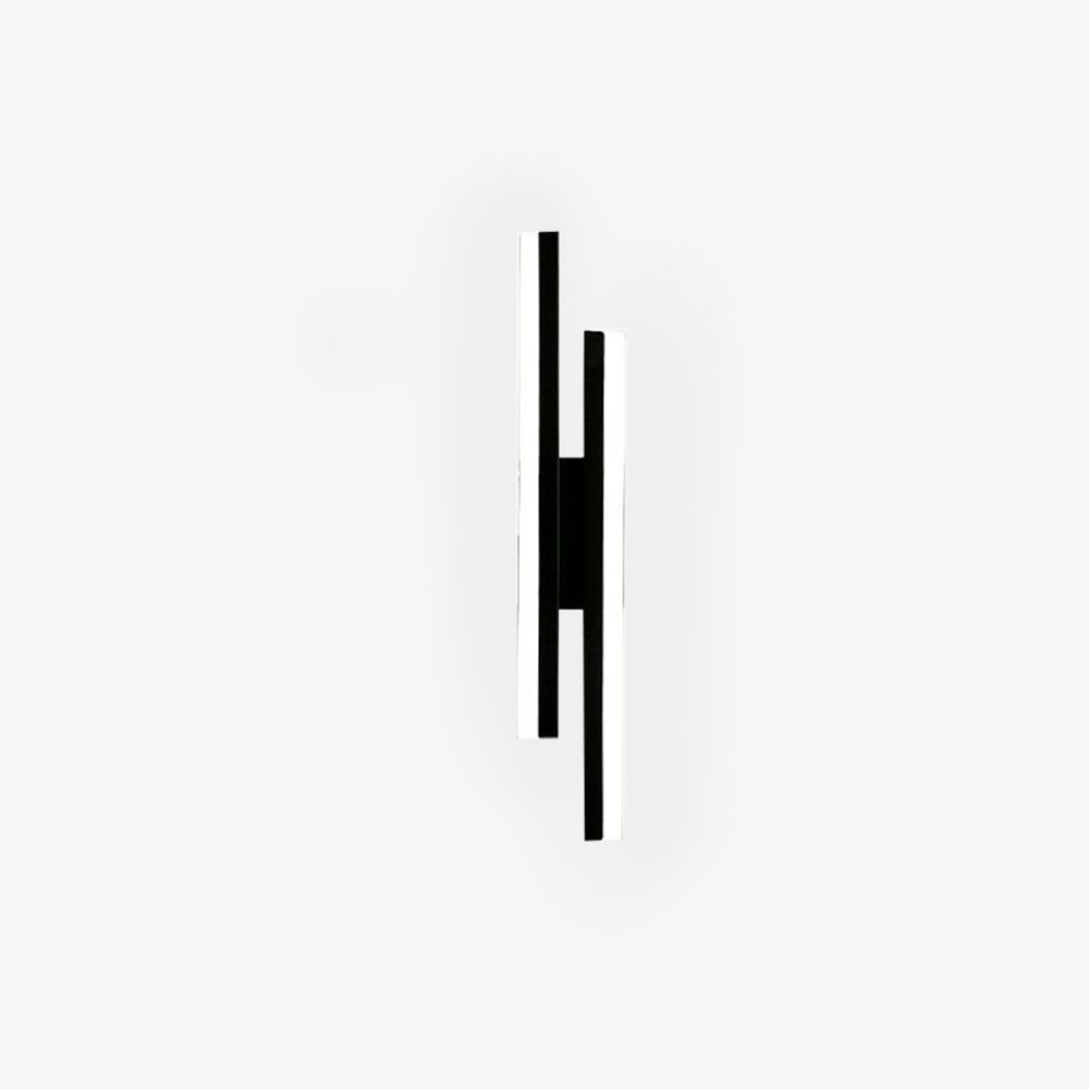Luminária de Parede Marien Geométrica Minimalista Preto/Branco