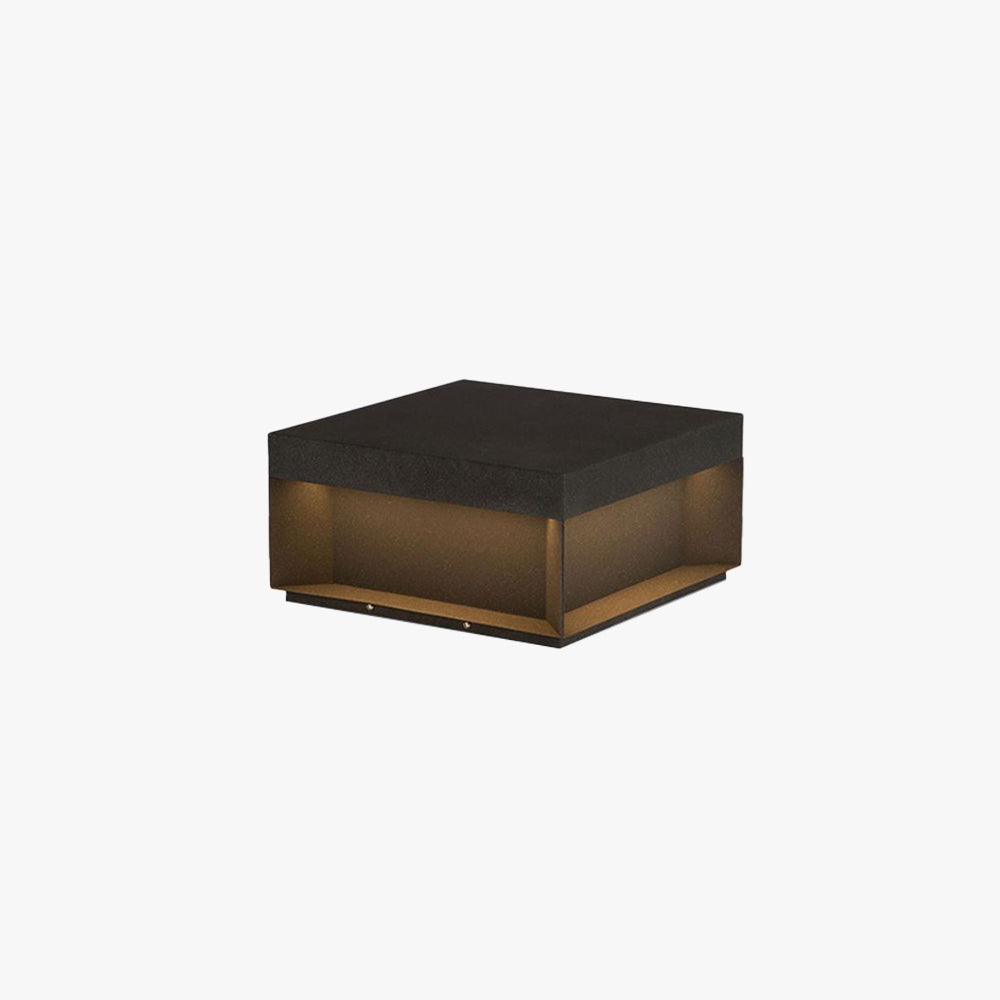 Luminárias de Poste Solares Quadradas Modernas Lenovae para Exterior