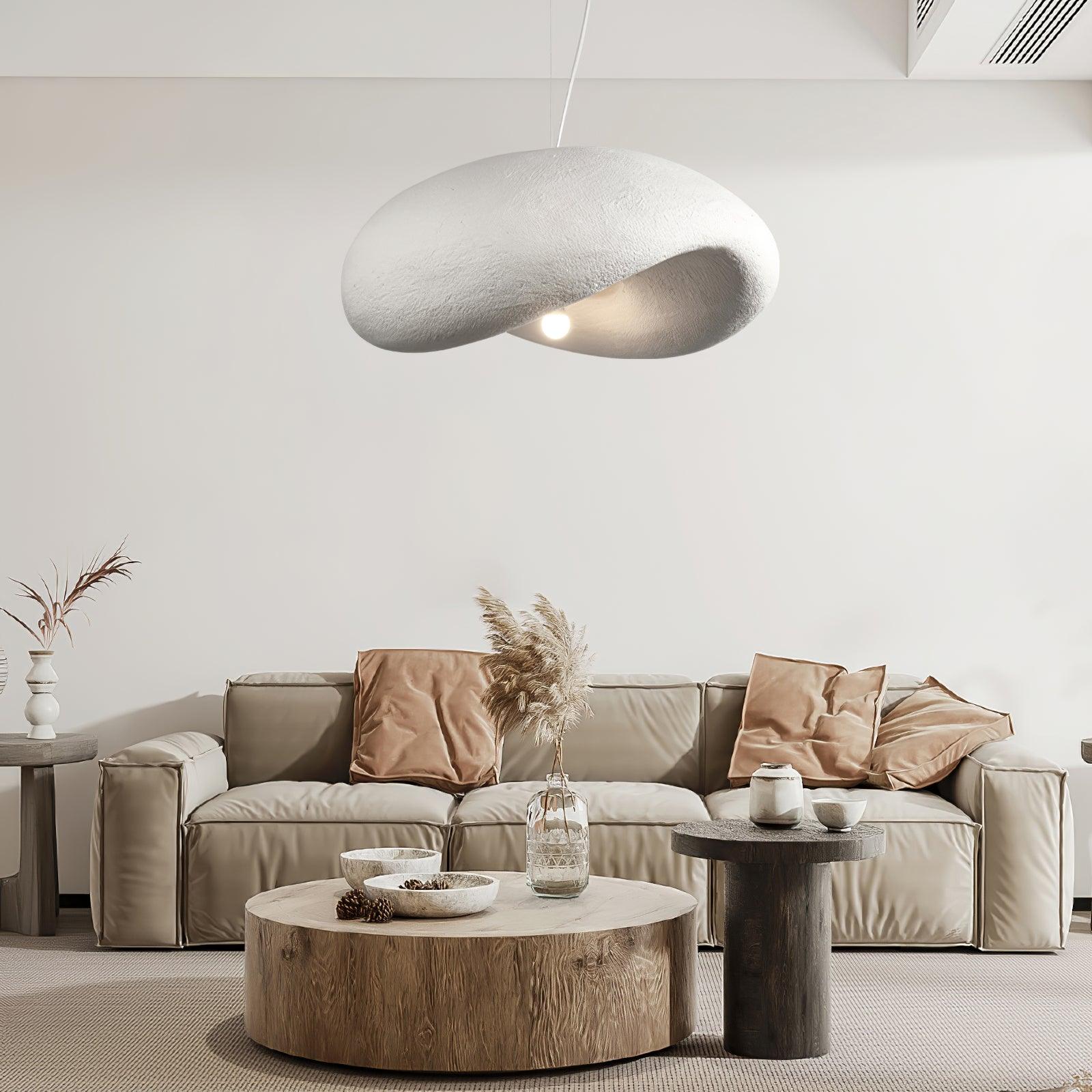 Pendente Cosmo Moderno em Forma de Nuvem Estilo Wabi Sabi