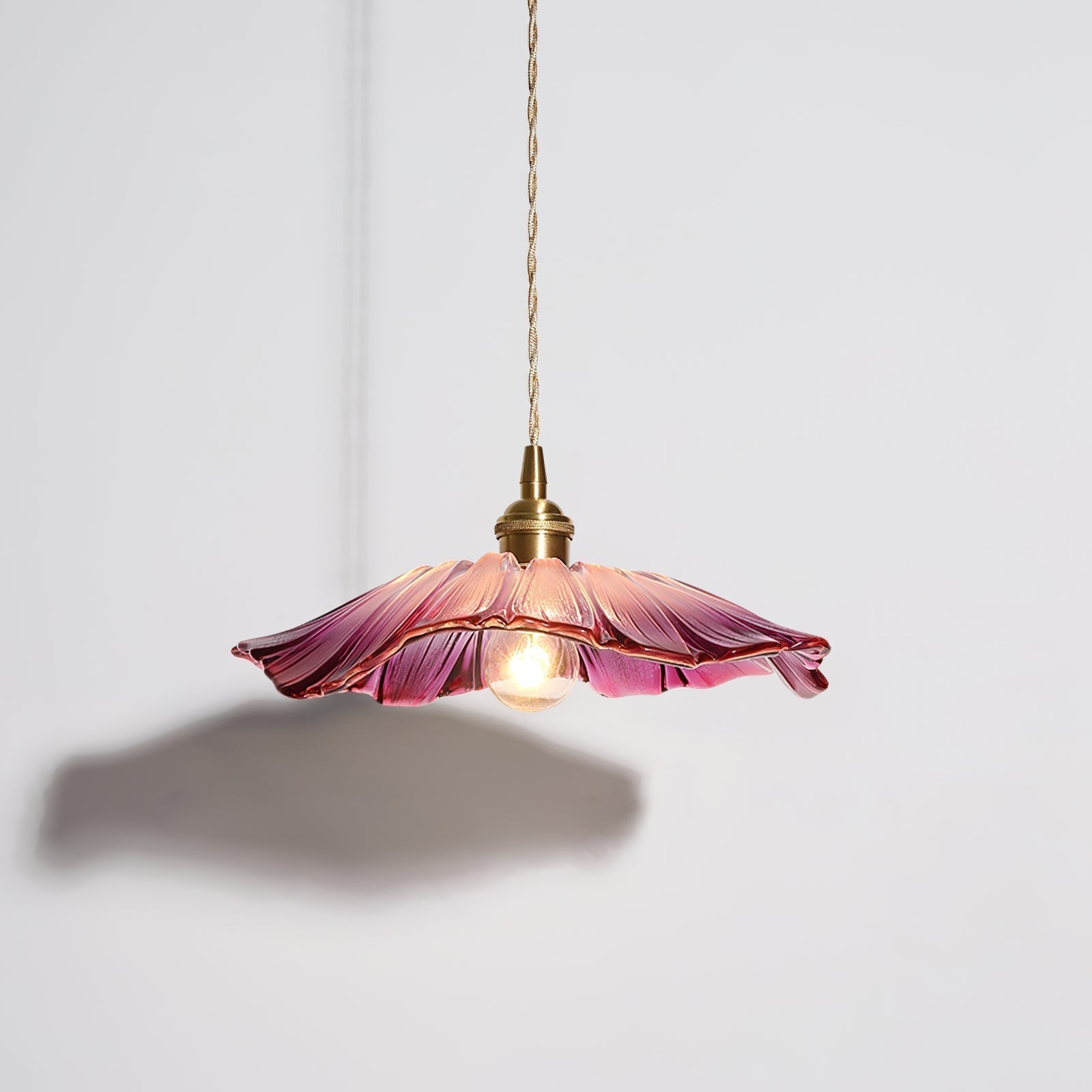 Luminária de Teto/Pendente de Vidro Flor Lavor