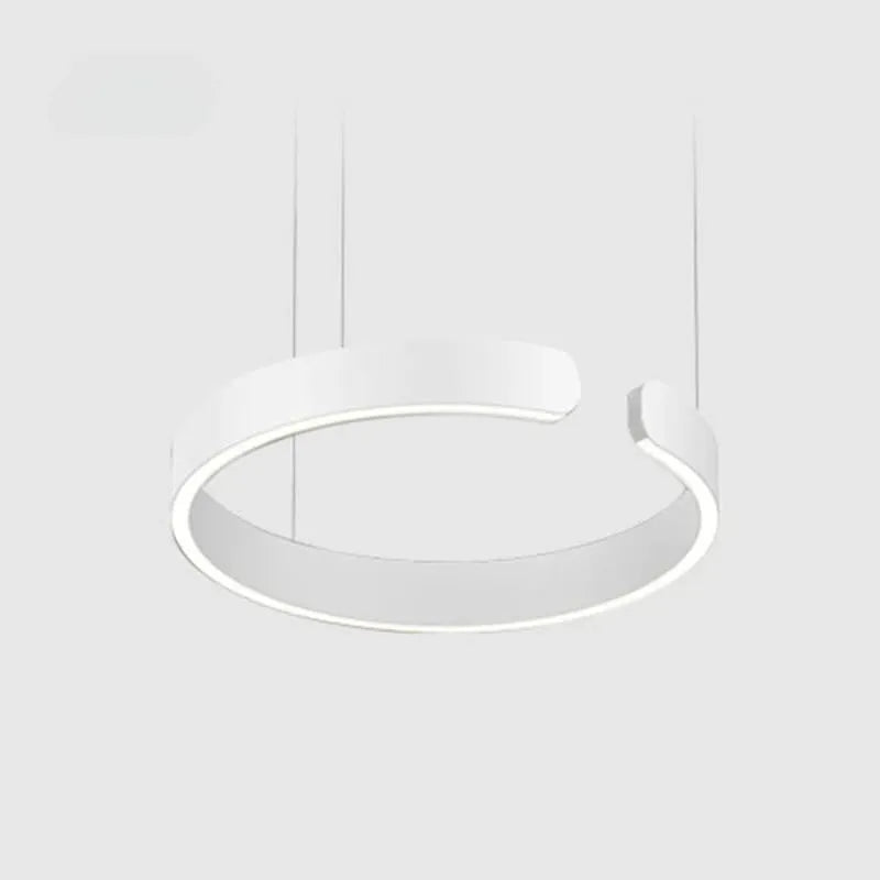 Luminária Pendente Soriel Anel LED Minimalista de Luxo