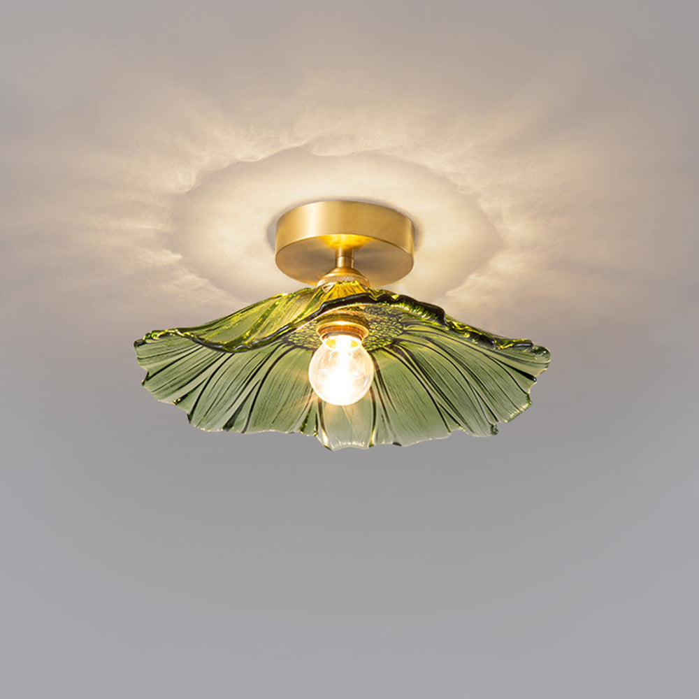 Luminária de Teto/Pendente de Vidro Flor Lavor