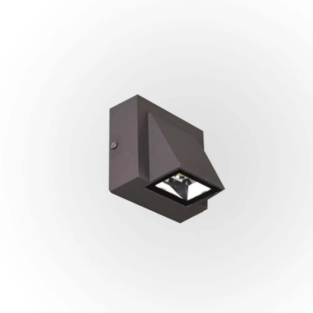 Terin Luminária de Parede Externa LED Preta Moderna