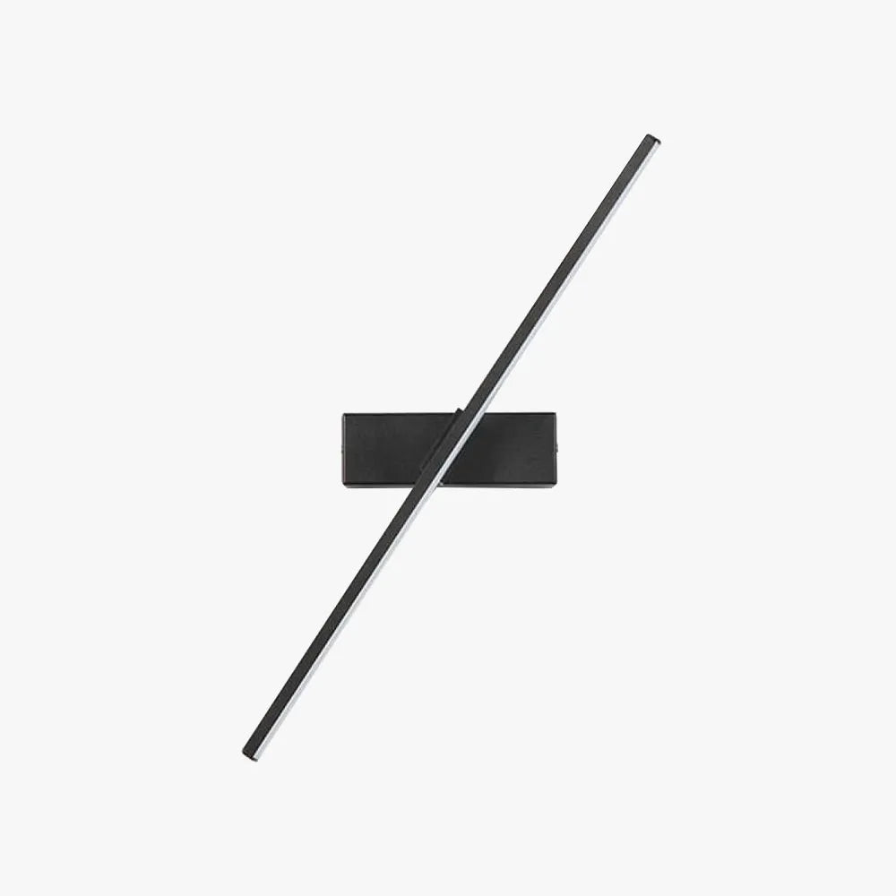 Candeeiro de Parede Rotativo Darin para Quarto, Preto/Branco