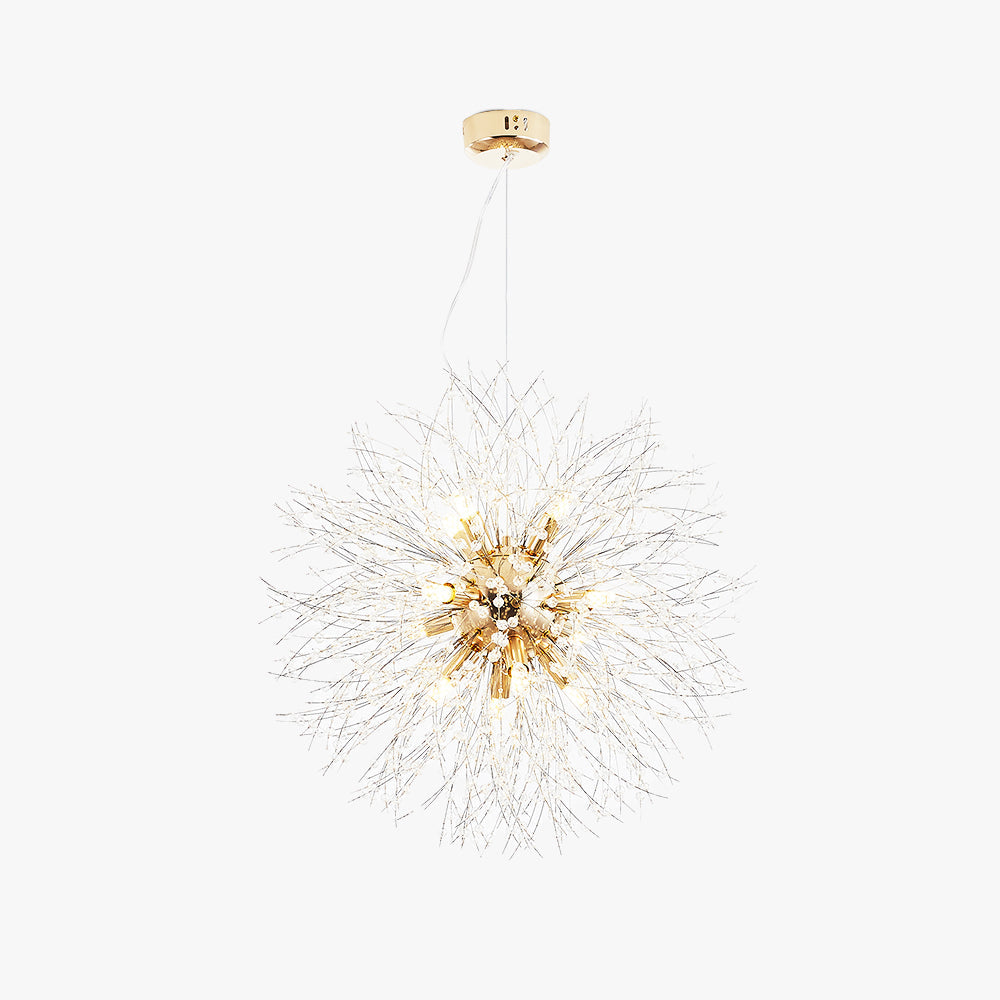 Luminária Pendente Vintage Lirex Dente-de-leão Fogo de Artifício