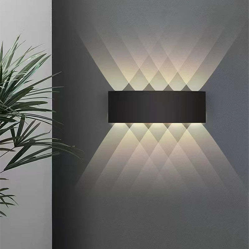 Nirex Arandela Moderna Retangular Externa com Efeito Onda
