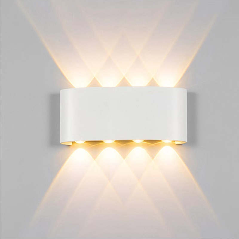 Nirex Arandela Moderna Retangular Externa com Efeito Onda