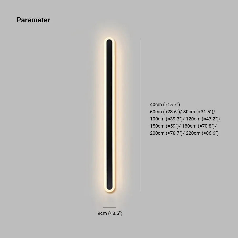 Arandela Externa Rio Linear Oval