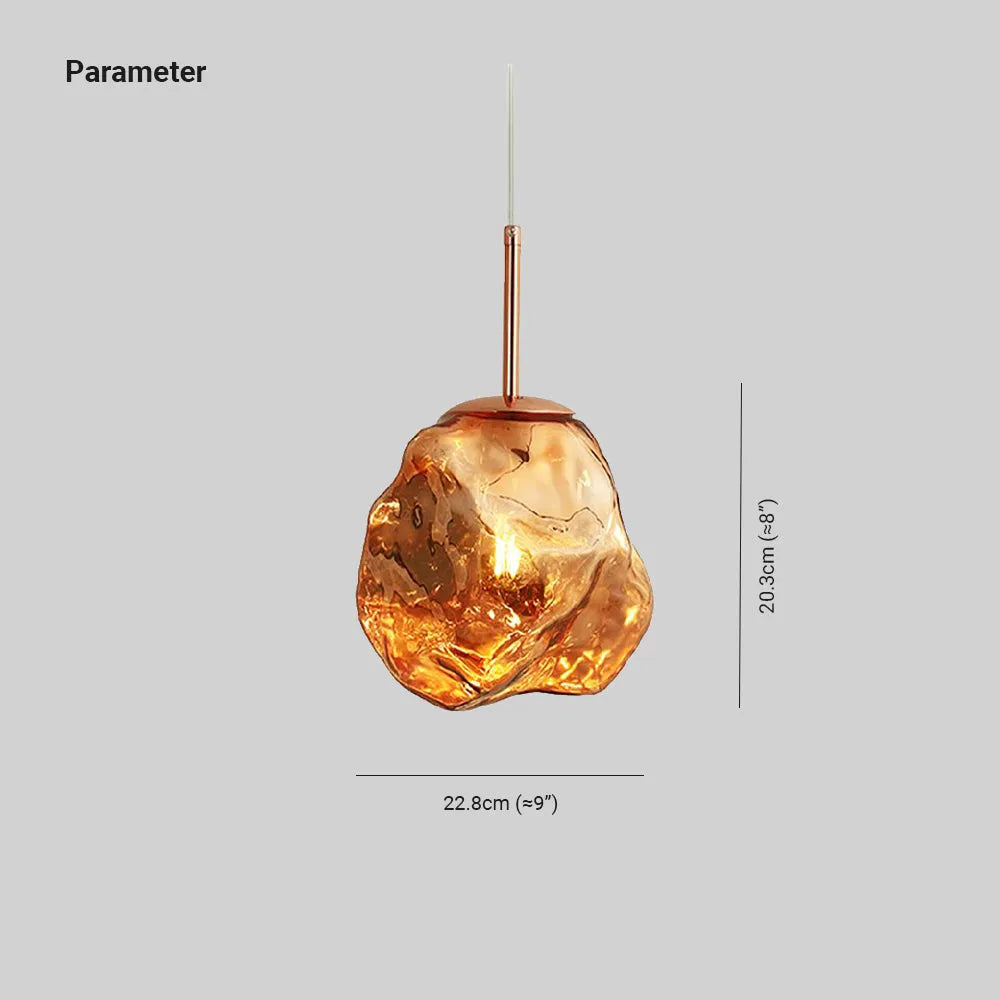 Luminária Pendente de Vidro Kovire, 4 Cores