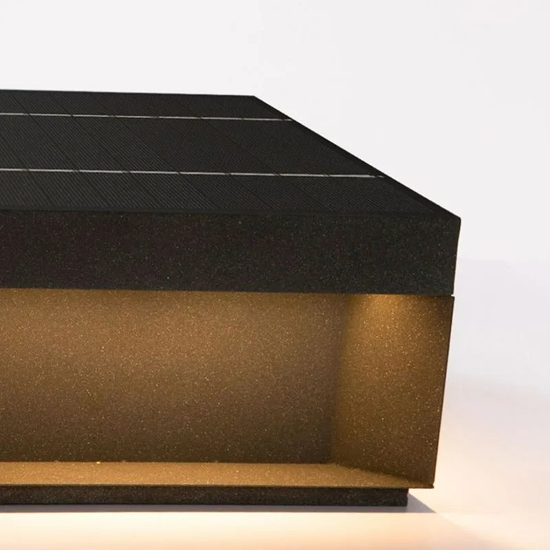 Luminárias de Poste Solares Quadradas Modernas Lenovae para Exterior
